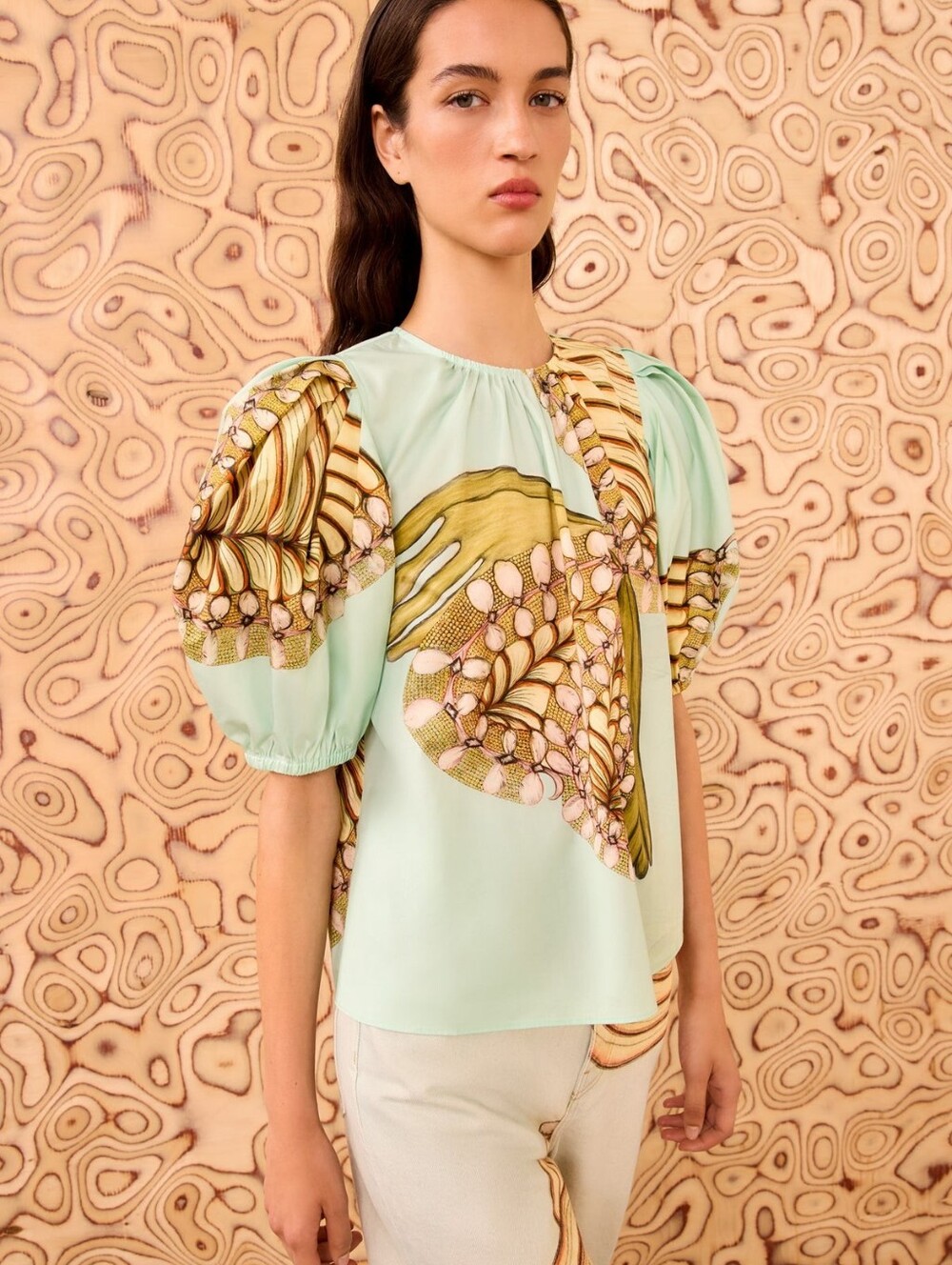 Ulla Johnson Ravena Puff Sleeve Top - Picture 2 of 13